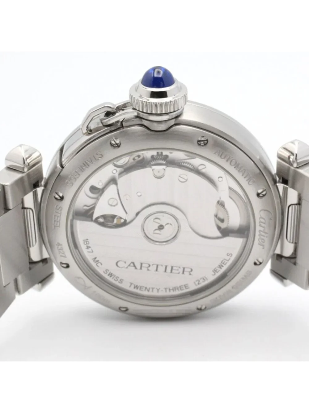 Cartier Watch Pasha de Cartier Boys Silver Stainless Steel